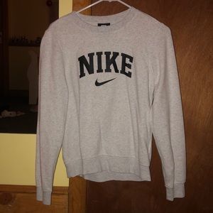 COPY - nike light gray crewneck